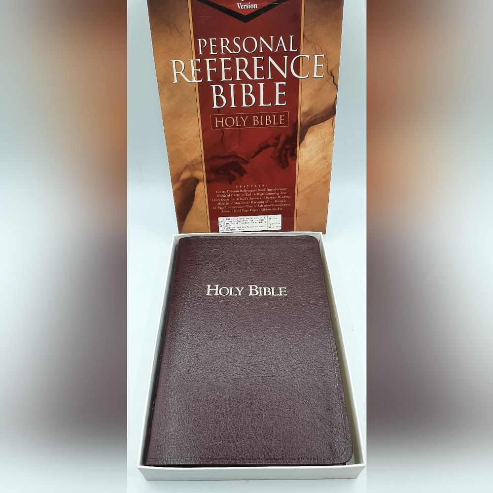 1998 Cornerstone Personal Reference Bible King James Version Bonded Leather